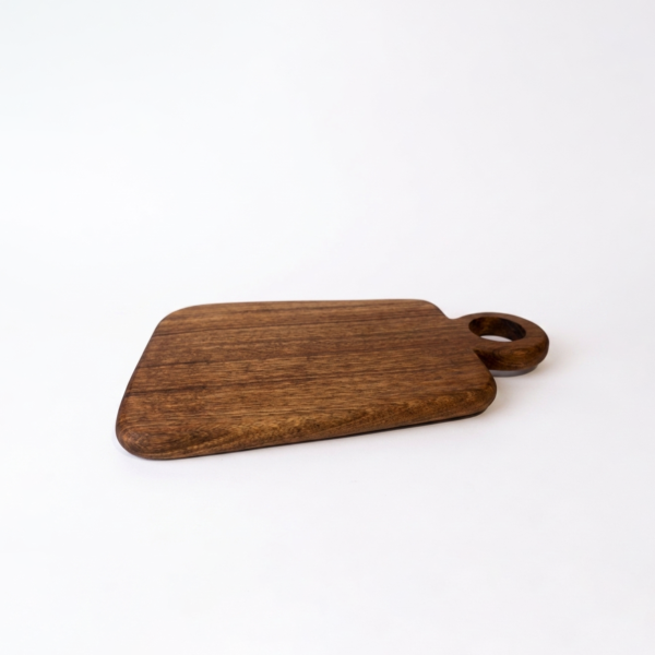 Planche Ronde Artisanal en bois de Noyer - 33cm