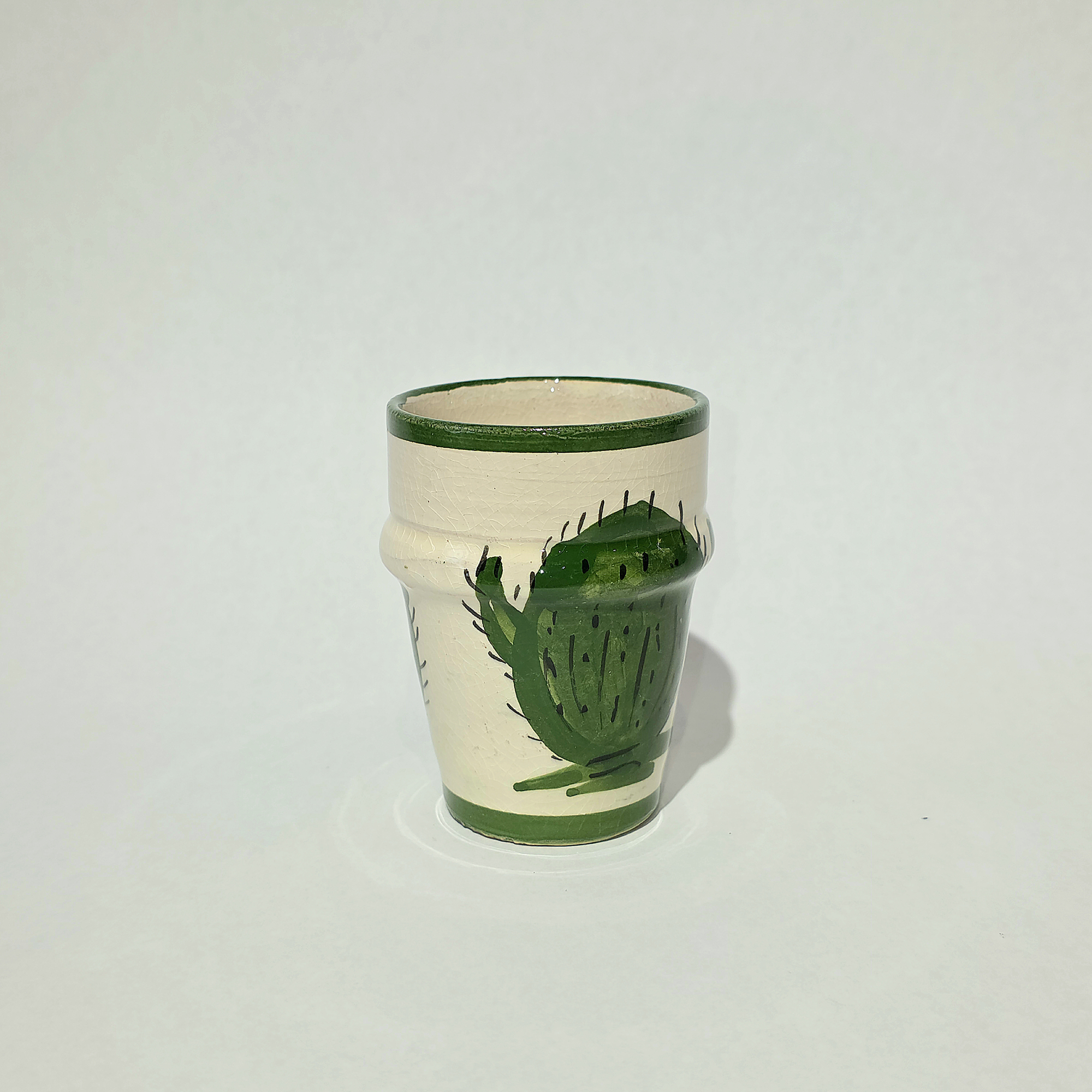 Verres à café "Beldi" - Terre cuite / Céramique - Style Cactus - Pack de 4 – Image 2