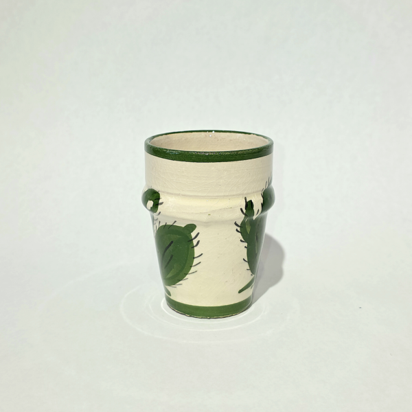 Verre argile cactus petit