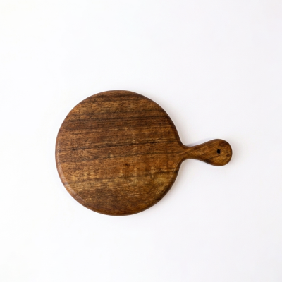 Planche Ronde Artisanal en bois de Noyer Maroc